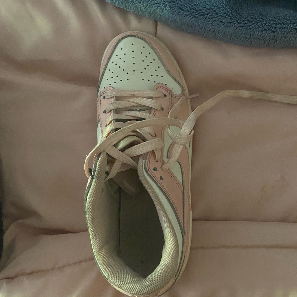 Nike Pink and White Sneakers for Everyday Style